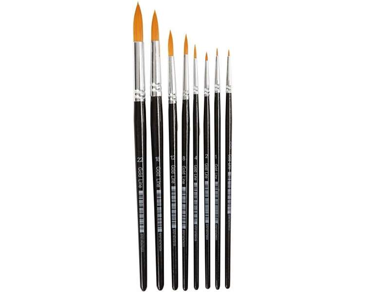 Gold Line Brushes - 8 Stk (10747)