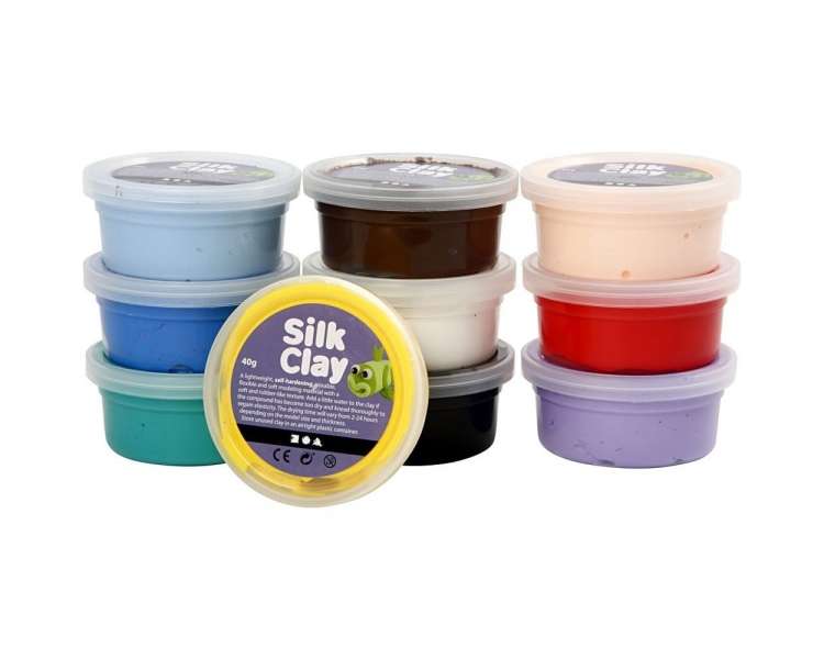 Silk Clay - Basic Colours (10 x 40 g) (79143)