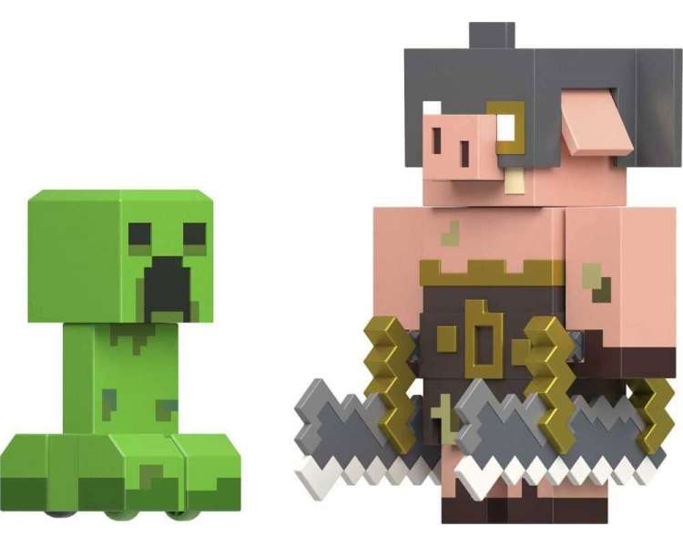 Minecraft - Legends Creeper vs Piglin Bruiser