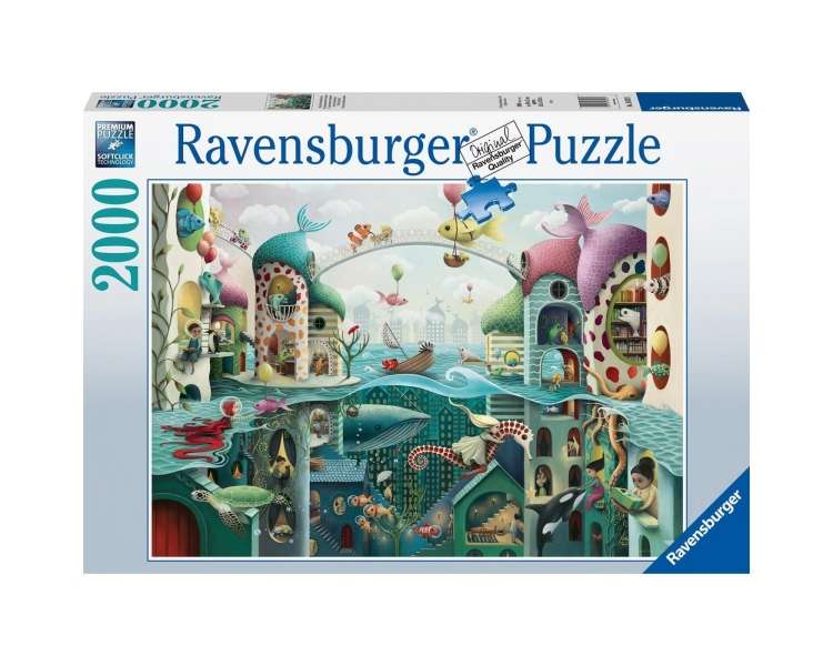 Rompecabezas Ravensburger - Si los peces pudieran caminar 2000 Piezas (10216823)