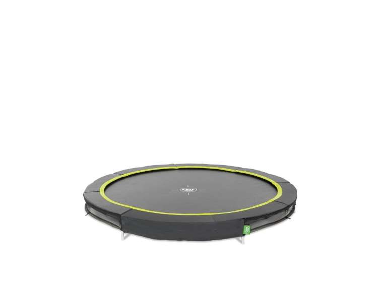 EXIT - Silhouette Ground Sports Trampoline ø244cm - Black (12.90.08.00)