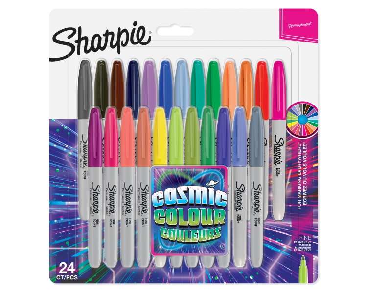 Sharpie - 24 Permanent Markers - Cosmic Colour (2033672)