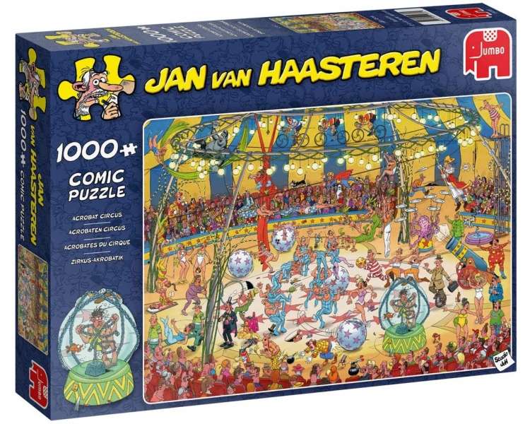 Rompecabezas Jan Van Haasteren - Circo de Acrobatas 1000 Piezas (JUM9089)