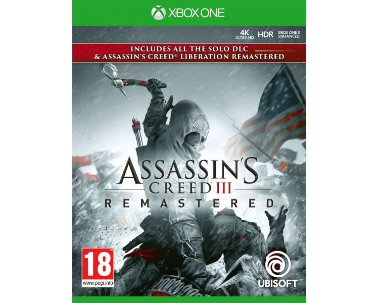 Assassin's Creed III (3) + Liberation HD Remaster Juego para Consola Microsoft XBOX One