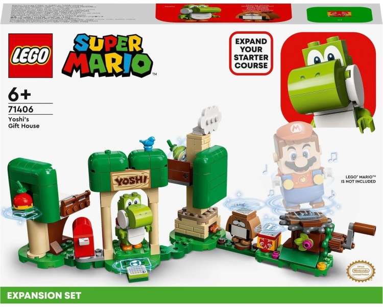 LEGO Super Mario, Set de Expansión Casa de Regalos de Yoshi (71406)