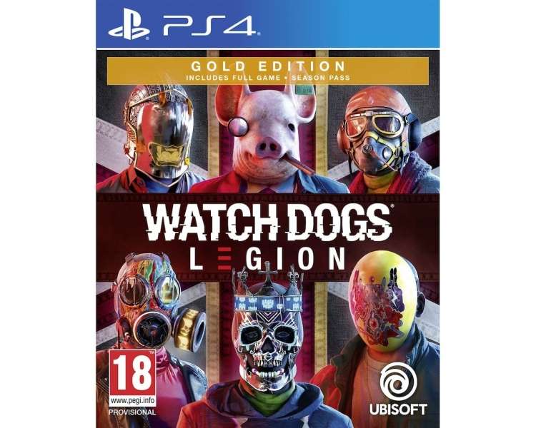 Watch Dogs: Legion (Gold Edition) Juego para Consola Sony PlayStation 4 , PS4