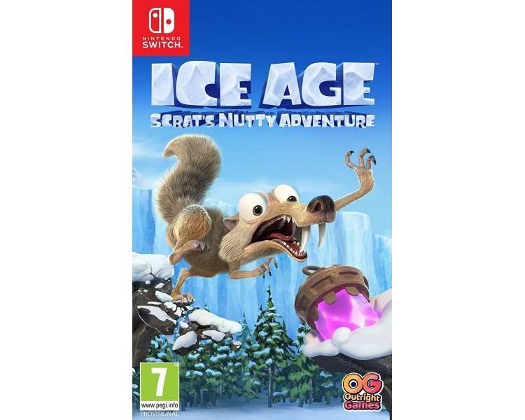 Ice Age: Scrat's Nutty Adventure FR/NL Cover Multi in game Juego para Consola Nintendo Switch