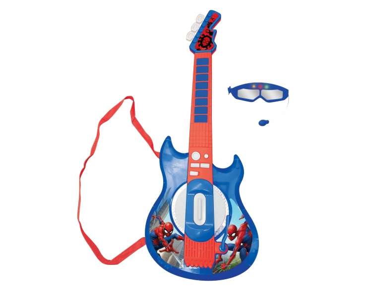 Lexibook - Spider-Man - Electronic Lighting Guitar (K260SP)