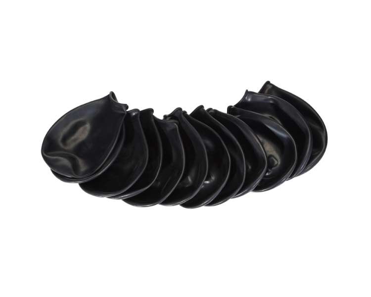 Pawz - Dog shoe M 7.6cm black 12 pcs - (278096)