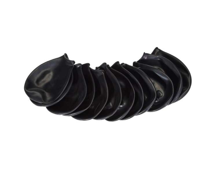 Pawz - Dog shoe L 10.2cm black 12 pcs - (278097)