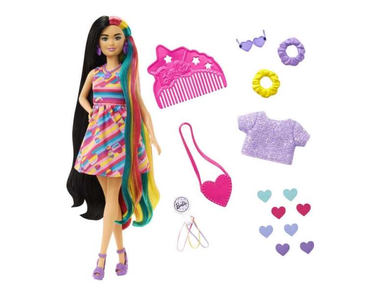 Barbie - Totally Hair - Heart-Themed Doll (HCM90)