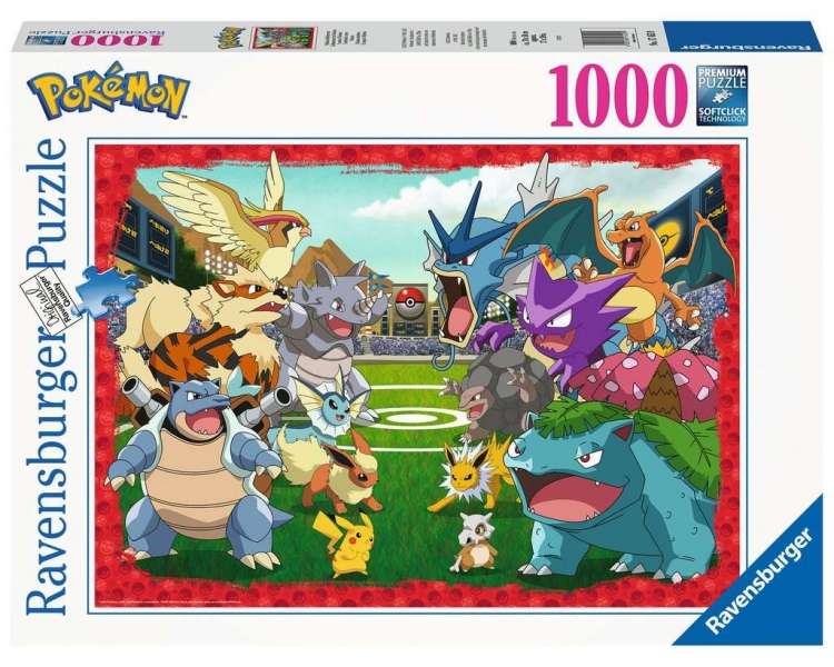 Rompecabezas Ravensburger - Pokémon Showdown 1000 Piezas - (10217453)_x000D_