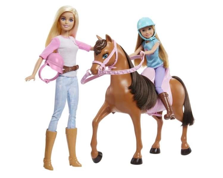 Barbie - Dolls and Horse (GXD65)