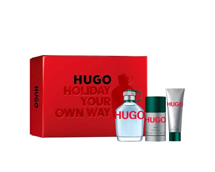 Hugo Boss - Man EDT 125 ml + SG 50 ml + Deo Stick 75 ml - Giftset