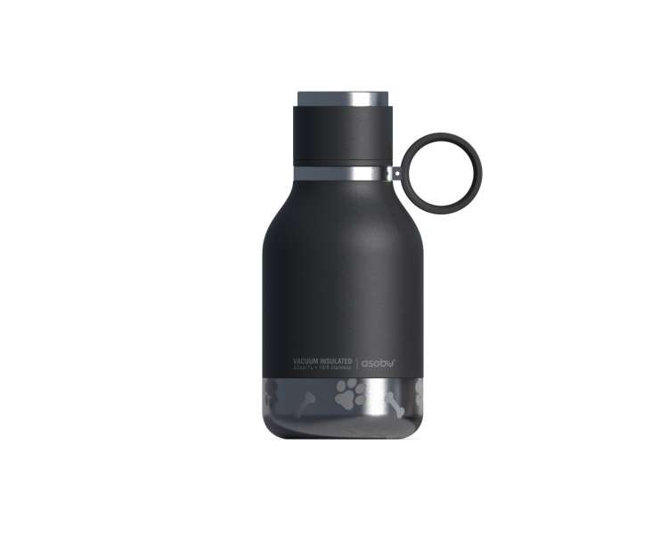 ASOBU - Stainless Steel Bowl Bottle -  Black - (84259103971)