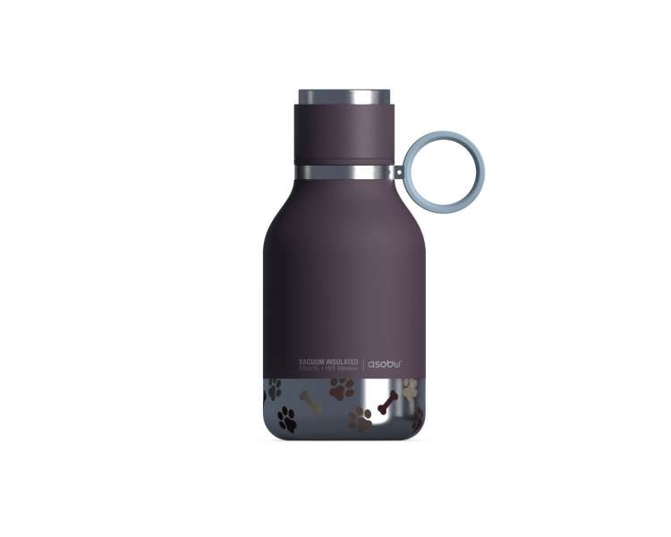 ASOBU - Stainless Steel  Bowl Bottle - Burgundy - (84259103972)