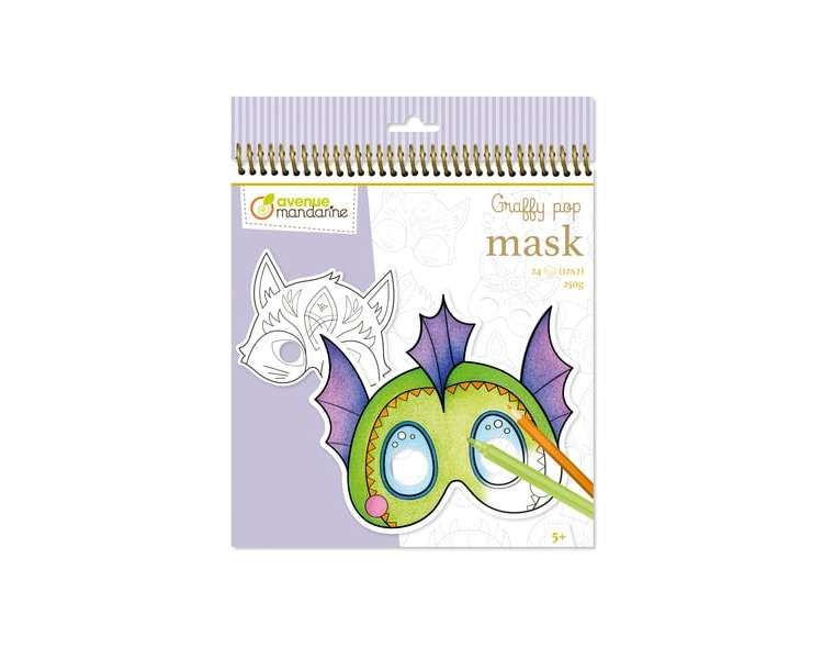 Avenue Mandarine - Graffy Pop Mask - Fantastic animal