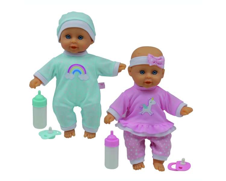 Happy Friend - Twin Baby dolls 30cm (504221)