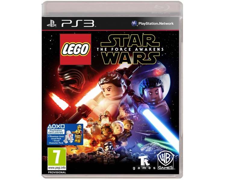 LEGO Star Wars: The Force Awakens Juego para Consola Sony PlayStation 3 PS3