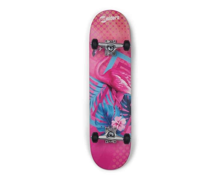 Outsiders - Pro Style Skateboard Flashy Flamingo (473)