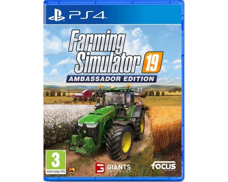Farming Simulator 19, Ambassador Edition Juego para Consola Sony PlayStation 4 , PS4