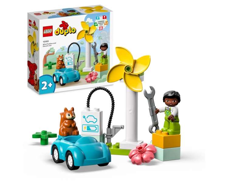 LEGO Duplo, Aerogenerador y Coche Eléctrico (10985)