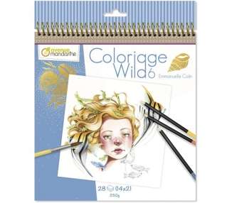 Avenu Mandarine, Emmanuelle Colin, Libro Para Colorear Wild 6