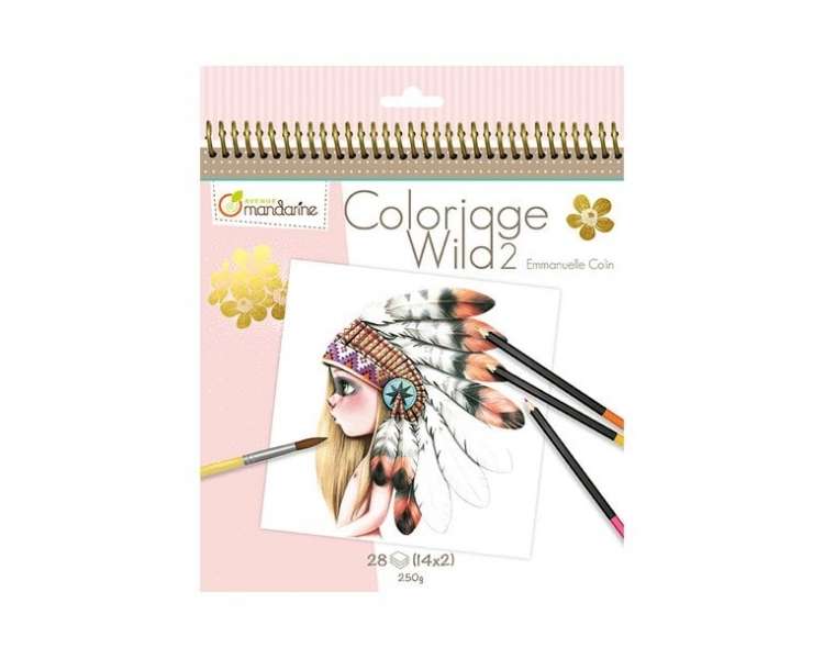 Avenu Mandarine - Emmanuelle Colin - Colouring book Wild 2