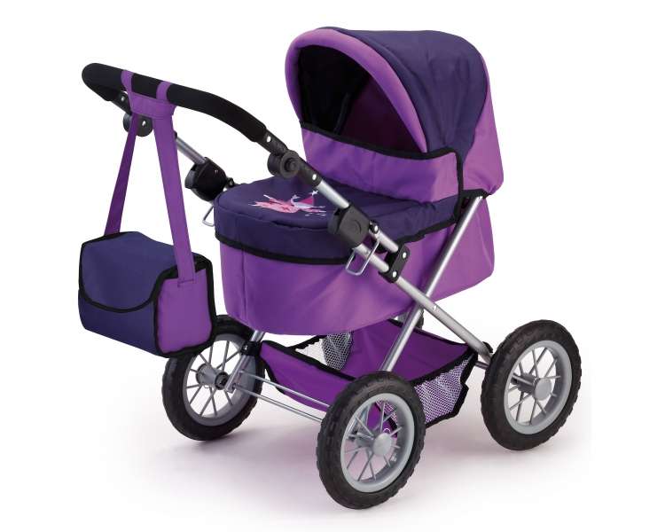 Bayer - Dolls Pram - Trendy - Purple (13012AA)