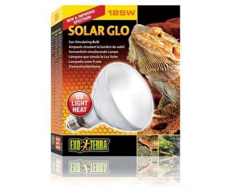 EXOTERRA - Solar Glo 125W Uva/Uvb Heat & Sunlight E27  - (220.1820)