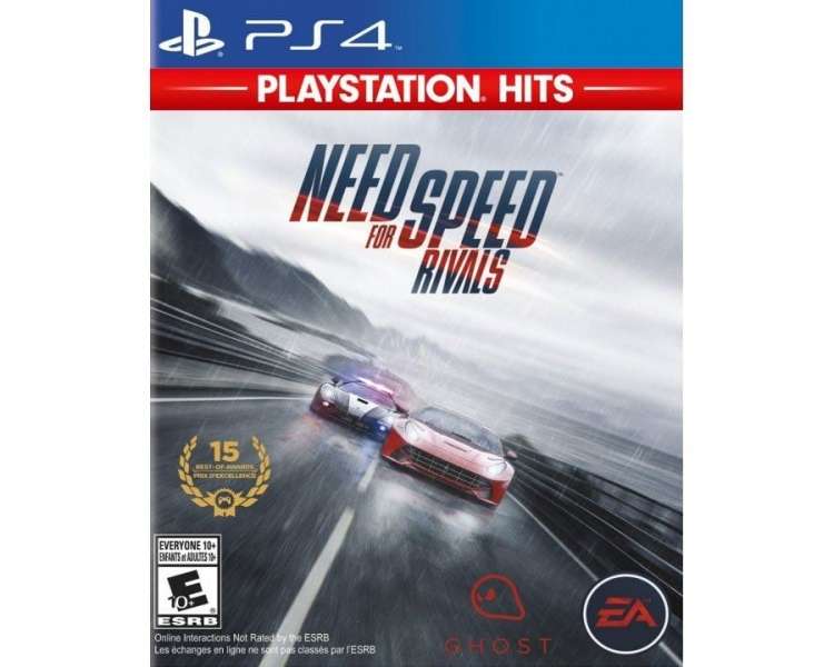 Need for Speed: Rivals, PlayStation Hits (EN/FR) Juego para Consola Sony PlayStation 4 , PS4