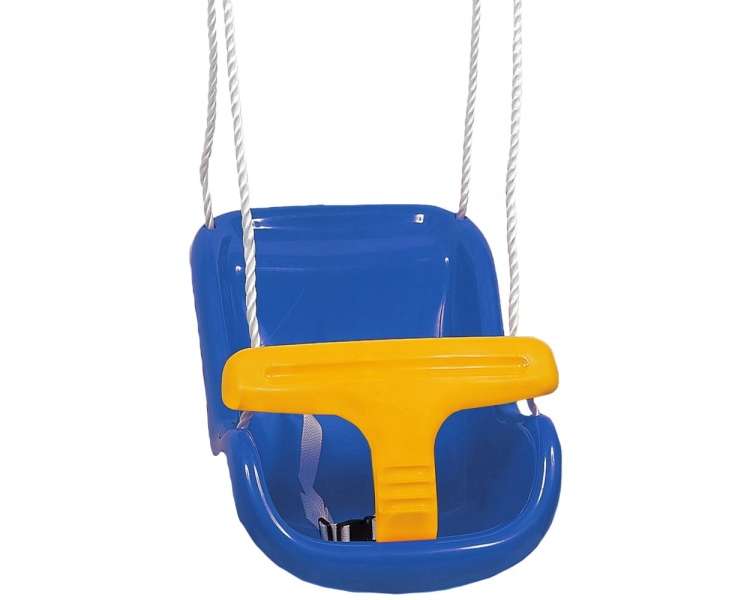 Spring Summer - Baby Swing Deluxe - Blue/Yellow (301204)