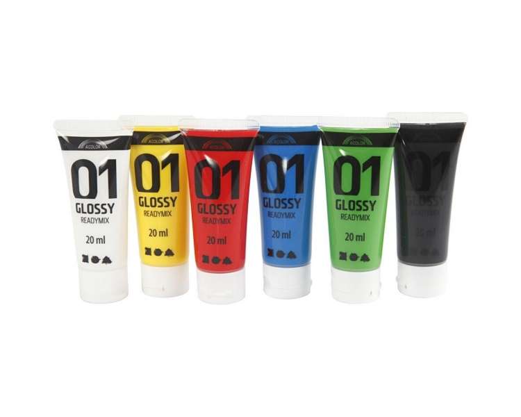 A-Color - Acrylic Paint - Glossy (6 x 20 ml)