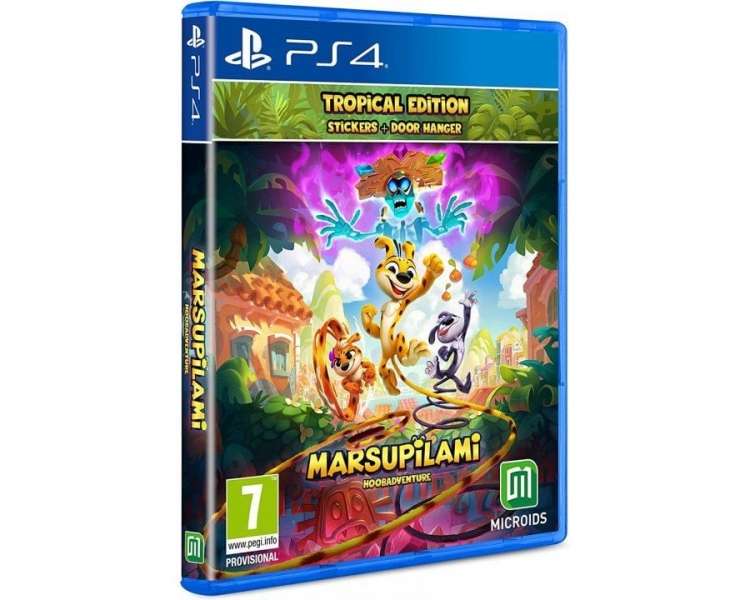 Marsupilami: Hoobadventure (Tropical Edition) Juego para Consola Sony PlayStation 4 , PS4