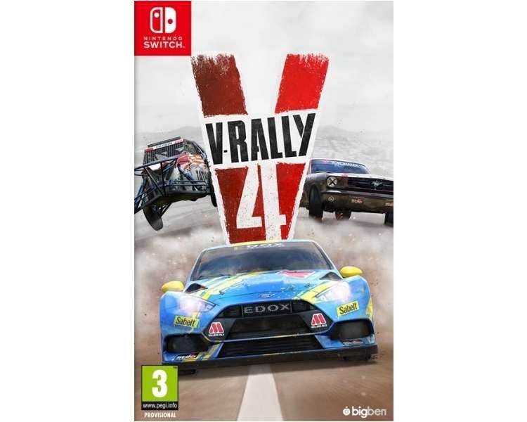 V-Rally 4 (Code in Box) - Nintendo Switch Game with Racing Thrills!