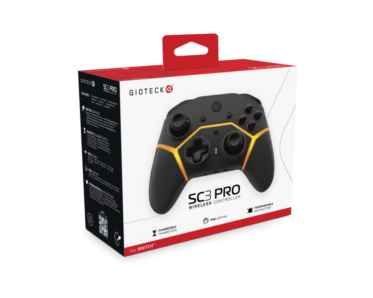 GIOTECK SC3 PRO Inalambrico Mando Controller para Nintendo Switch