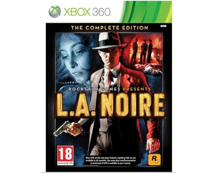 L.A. Noire Complete Edition (POR) Juego para Consola Microsoft XBOX 360