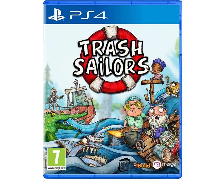 Trash Sailors Juego para Consola Sony PlayStation 4 , PS4, PAL ESPAÑA