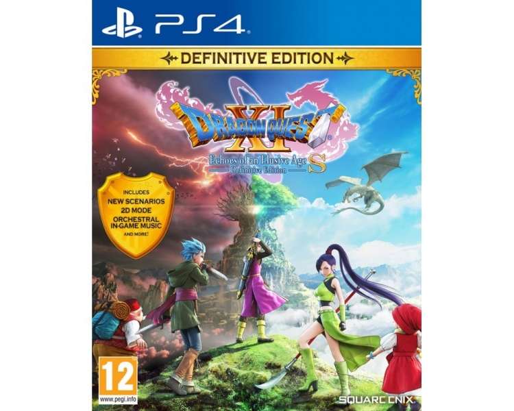 Dragon Quest XI S Echoes of an Elusive Age Definitive Edition Juego para Consola Sony PlayStation 4 , PS4