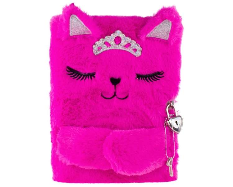 Tinka - Plush Diary with Lock - Princess Cat (8-802138)