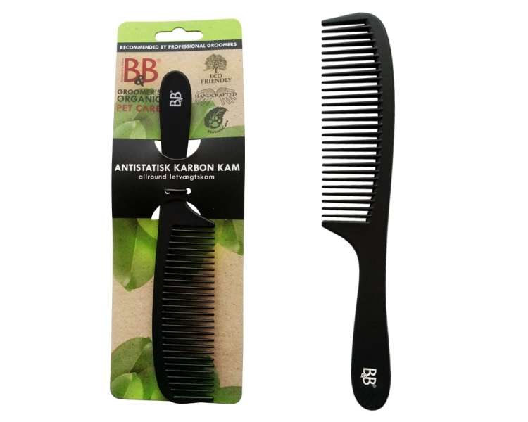 B&B - Antistatic Carbon comb (02027)