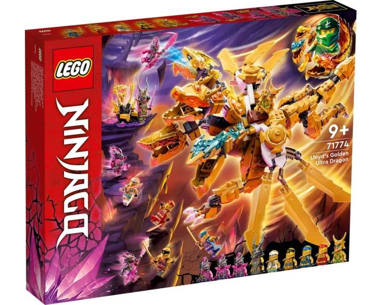 LEGO Ninjago, El Dragón Dorado Ultra de Lloyd (71774)