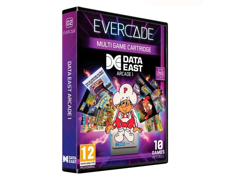Blaze Evercade Data East Arcade Cartridge 1, EFIGS Juego para BLAZE TAB Plus [ PAL ESPAÑA ]