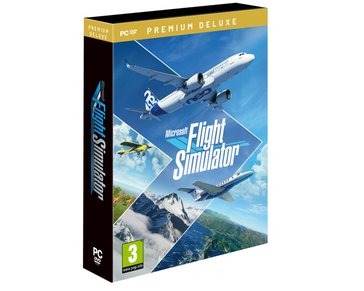 Microsoft Flight Sim 2020 (Premium Deluxe Edition) (DVD Format)