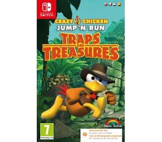 Crazy Chicken: Traps And Treasures (DIGITAL) Juego para Consola Nintendo Switch [ PAL ESPAÑA ]