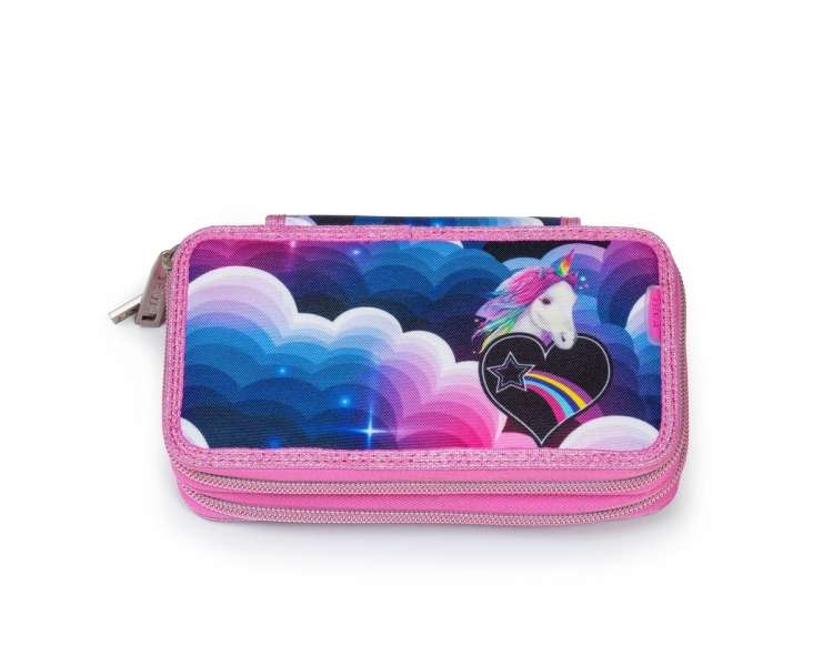 JEVA - Pencil Case TwoZip - Unicorn Heaven (8865-22)