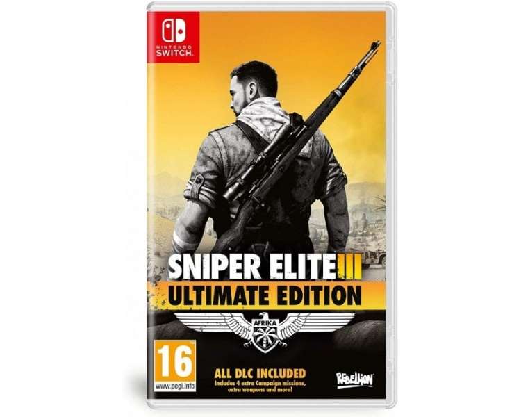 Sniper Elite III (3), Ultimate Edition Juego para Consola Nintendo Switch