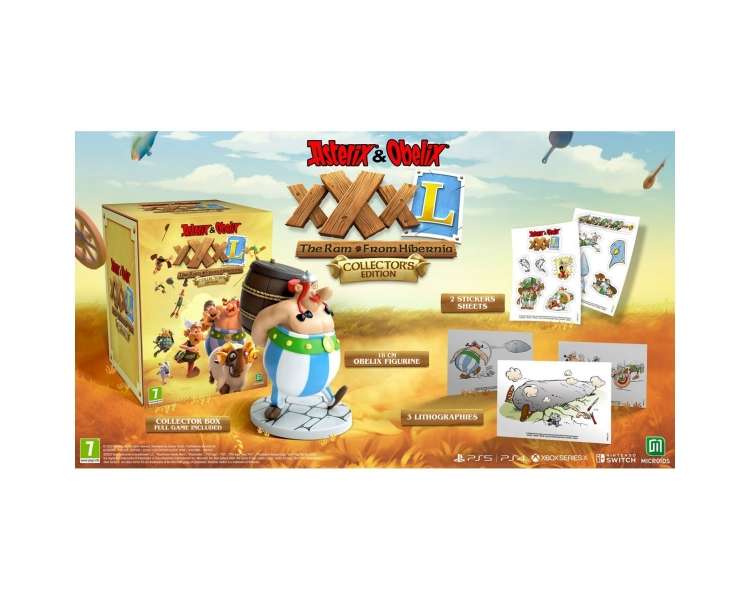 Asterix & Obelix XXXL The Ram From Hibernia Collectors Edition Juego para Consola Nintendo Switch [ PAL ESPAÑA ]