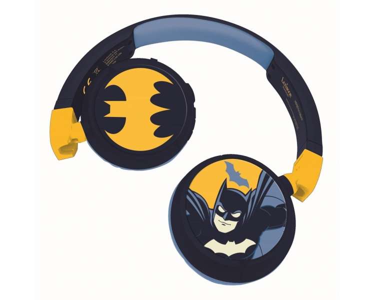 Lexibook - Batman - 2 in 1 Bluetooth foldable Headphones (HPBT010BAT)