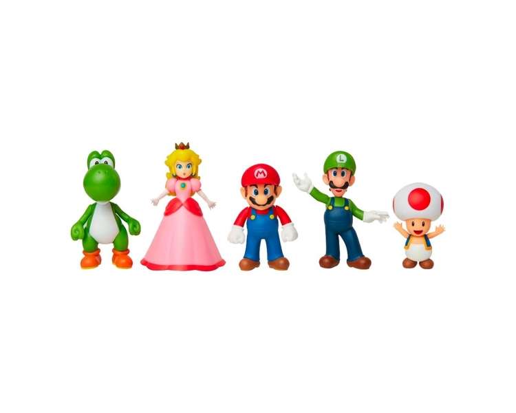 Nintendo - Super Mario & Friends 2,5 Figur 5 Pack (400904)